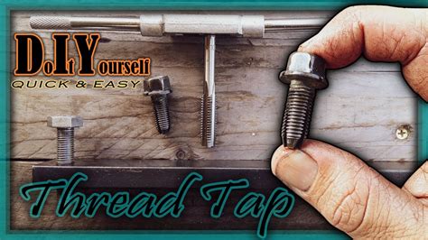 how to put threads in sheet metal|how to tap thread in metal.